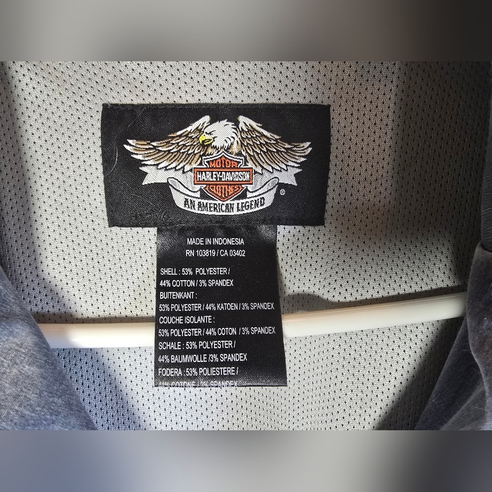 Harley-Davidson Blue Denim Jacket - Picture 4 of 16